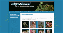 Desktop Screenshot of bidsprinkhanen.nl